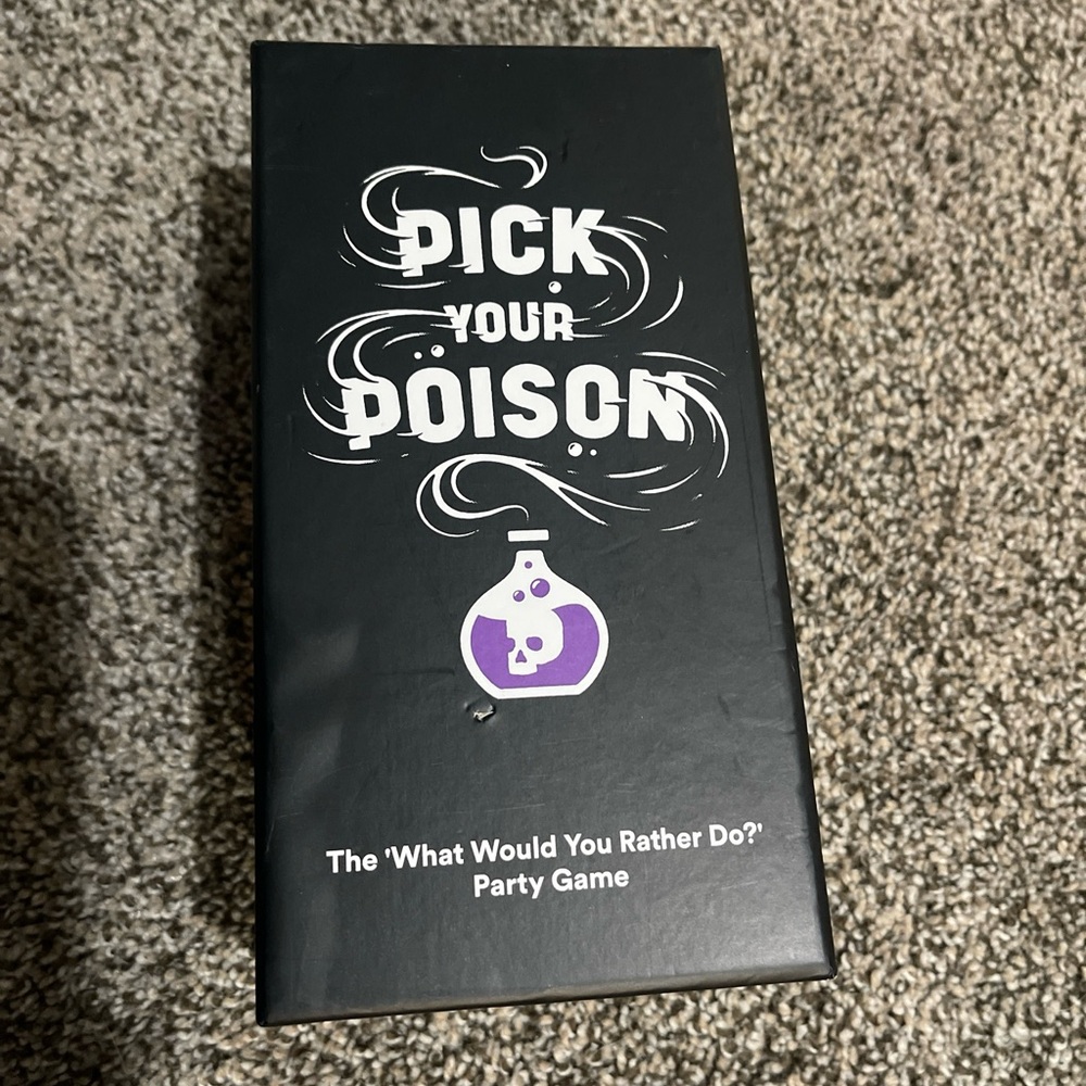NEW Pick Your Poison Card Game